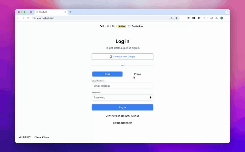 User Experience Improvements Demo